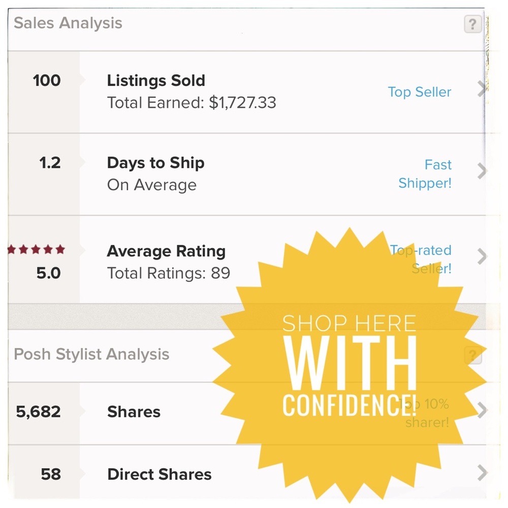 5 Star Seller ⭐️ ⭐️⭐️⭐️⭐️